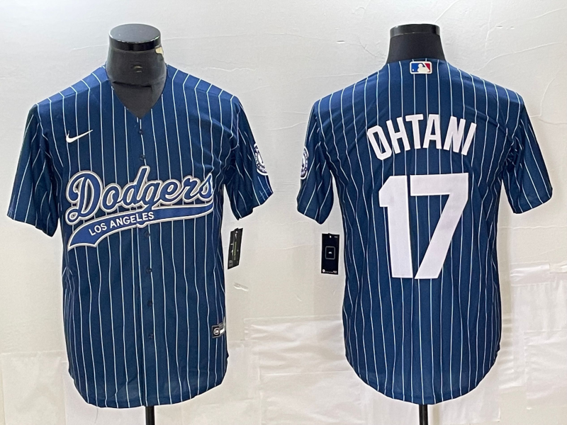 Men's Los Angeles Dodgers Shohei Ohtani #17 Blue Game jersey Joint Edition