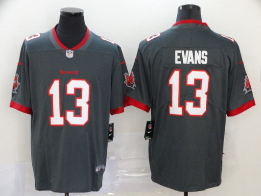 Men's Tampa Bay Buccaneers Mike Evans #13 Gray Game jersey