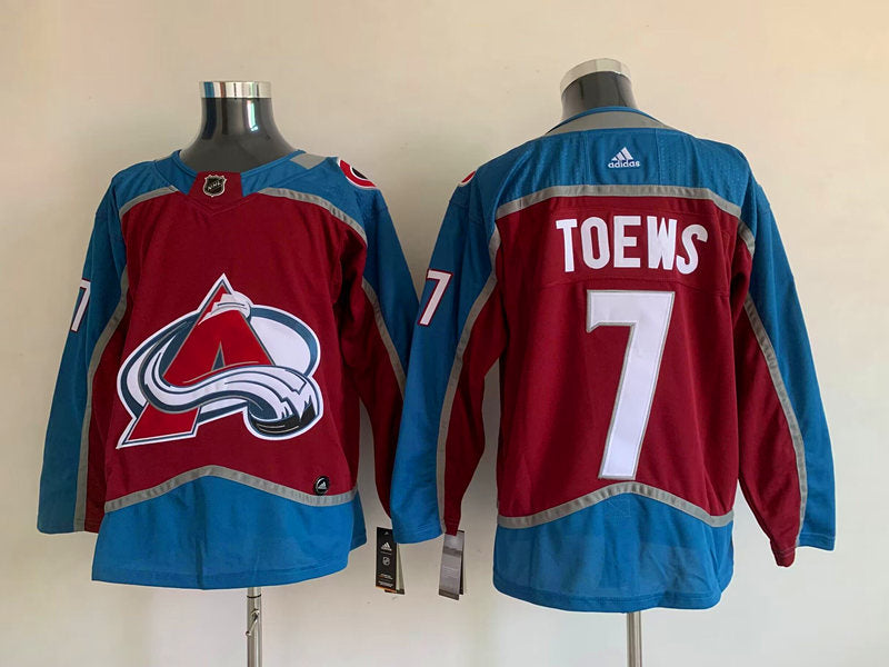 Men's Colorado Avalanche Devon Toews #7 Maroon Home Breakaway Player jersey