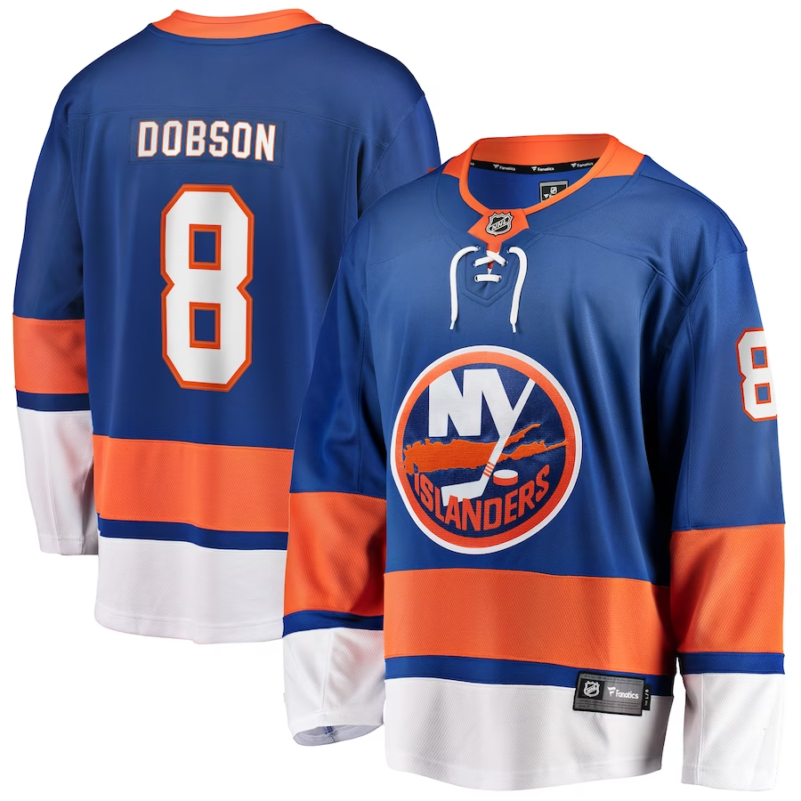 Men's New York Islanders Noah Dobson #8 Royal Player Game jersey