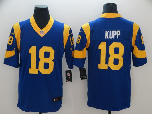 Men's Los Angeles Rams Cooper Kupp #18 Blue Game jersey