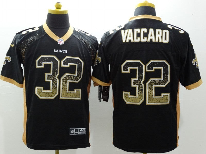 Men's New Orleans Saints Kenny Vaccaro #32 Black Game jersey
