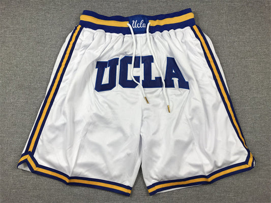 Men's UCLA Bruins White Basketball Shorts