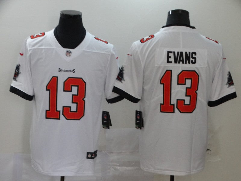 Men's Tampa Bay Buccaneers Mike Evans #13 White Game jersey