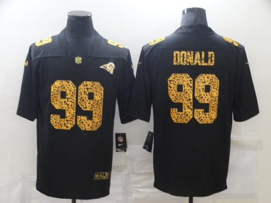 Men's Los Angeles Rams #99 Aaron Donald Black Alternate Game jersey