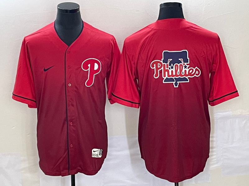 Men's Philadelphia Phillies Red Replica Player jersey