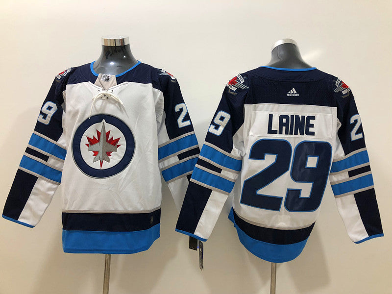 Men's Winnipeg Jets Patrick Laine #29 White Home Breakaway Player jersey