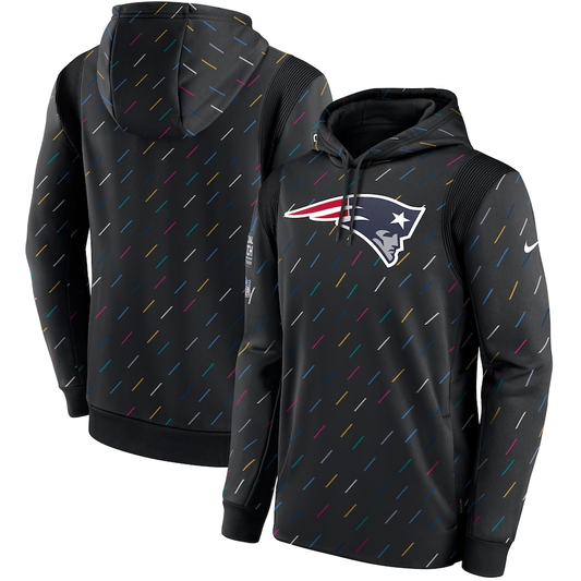 Men's New England Patriots NFL 2021 Salute to Service Hoodie1 Black