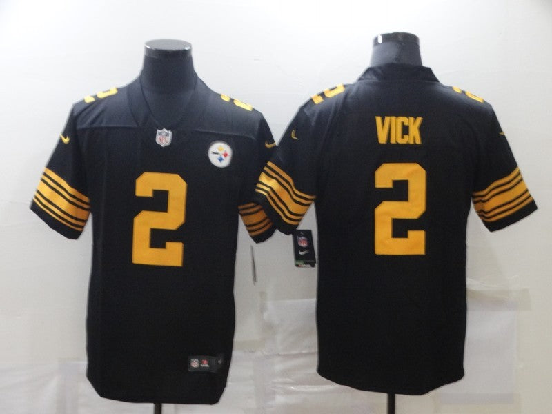 Men's Pittsburgh Steelers Michael Vick #2 Black Alternate Legend jersey