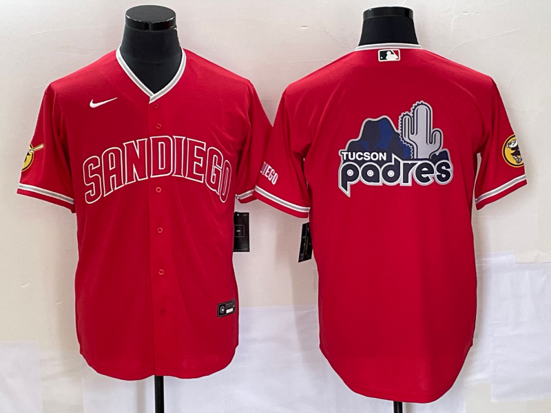Men's San Diego Padres Red Replica Team jersey