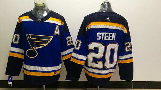 Men's St. Louis Blues Alexander Steen #20 Blue Home Breakaway Player jersey