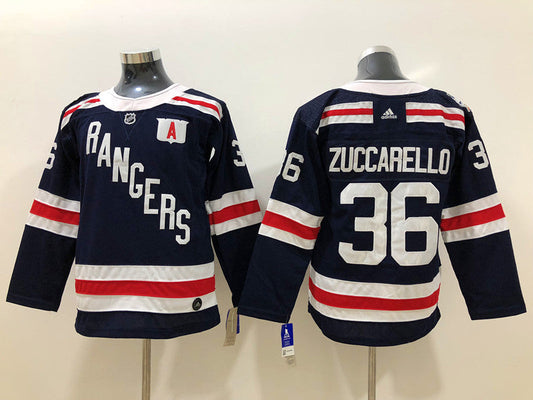 Men's New York Rangers Mats Zuccarello #36 Navy Player jersey