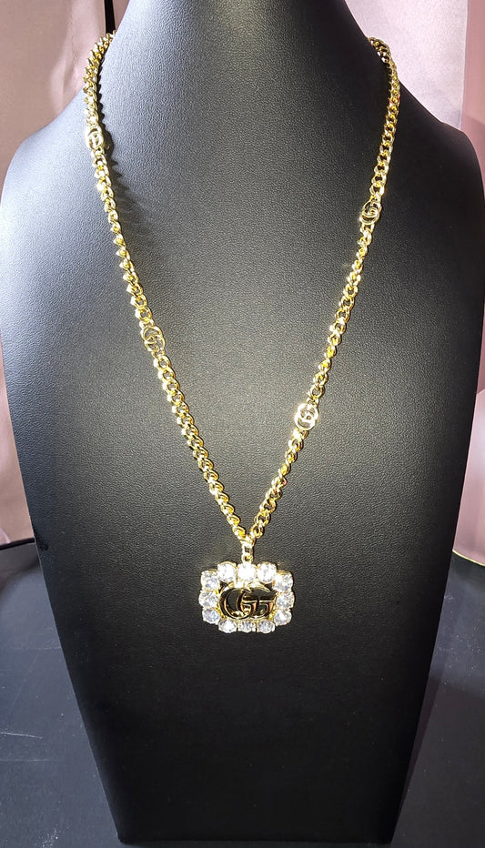 Gold bling GG Necklace